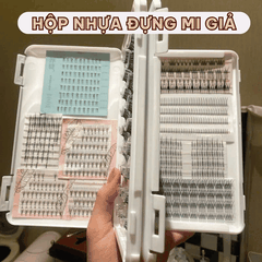 Hộp Nhựa Đựng Mi Giả DIY