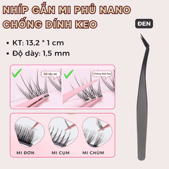 Nhíp gắn mi phủ Nano chống dính keo