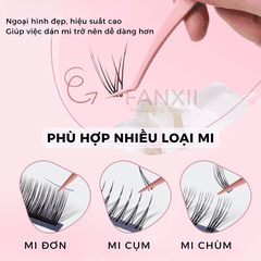 Nhíp gắn mi phủ Nano chống dính keo