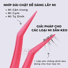 Nhíp gắn mi phủ Nano chống dính keo