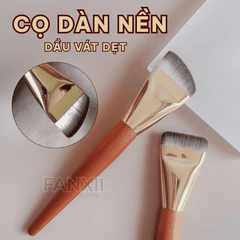 Tawny - Cọ Đầu Dẹt Vát Hình Oval Dàn Trải Tán Kem Nền