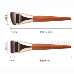 Tawny - Cọ Đầu Dẹt Vát Hình Oval Dàn Trải Tán Kem Nền