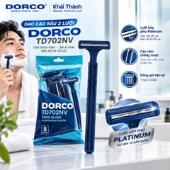 Dao Cạo Dorco TD702NV - Túi 5 Chiếc