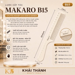 Lược Cắt Makaro B15 (XD-75)