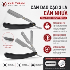 Tay Cạo 3 Lá Cán Nhựa XD-49