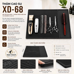 Thảm Cao Su Barber Chia Ngăn XD-68