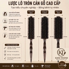Lu Sấy Cán Gỗ Lông Heo Đuôi Nhọn XD-128