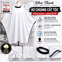 Khăn Cắt Tóc Trơn Trắng XD-63