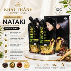 Nhuộm Phủ Bạc Màu Đen Nataki 500ml