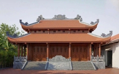 Nhà thờ họ 2 tầng 2 mái