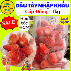 Dâu Tây Đông Lạnh 1kg - Frozen Strawberry hợp Xay Sinh Tố