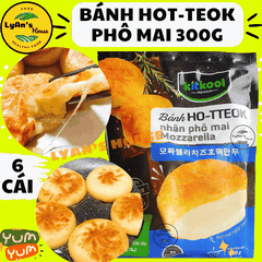 Bánh Hotteok Nhân Phô Mai LC 300g (6 Cái) - Bánh Ăn Vặt Kiểu Hàn