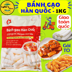 Bánh Gạo Hàn Quốc O'Food 1kg - Tteokbokki Rice Cake Truyền Thống