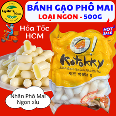 Bánh Gạo Hàn Quốc Nhân Phô Mai OSAJANG 500g - Cheese Tteokbokki Cho Quán Ăn