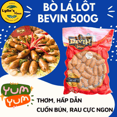 Bò Lá Lốt BEVIN 500g - Đồ Viên Ăn Vặt