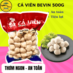 Cá Viên BEVIN 500g (Size 160 Viên/kg) - Fish Ball Quán Ăn Vặt