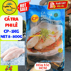 Cá Tra Phi Lê Đông Lạnh Không Da CP 1Kg
