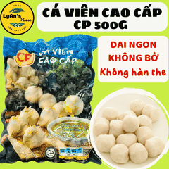 Cá Viên Cao Cấp CP 500g (Size 120 Viên/kg) - Premium Fish Ball