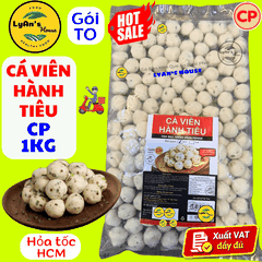1kg Cá Viên Hành Tiêu (size 5 - 7), Gói To