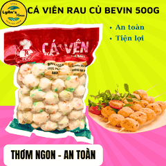 Cá Viên Rau Củ BEVIN 500g (Size 160 Viên/kg) - Fish Ball Cho Quán Ăn