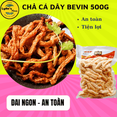 Chả Cá Dây BEVIN 500g - Đồ viên chiên Ăn Vặt