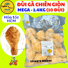 Đùi Gà Chiên Giòn MEGA 1.4kg - Fried Chicken Cho Quán Ăn
