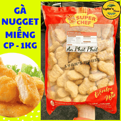 Nugget Gà Miếng CP SuperChef 1kg - Chicken Nugget Cho Quán Ăn