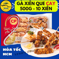 Gà Xiên Que Cay CP 500g (10 Que)