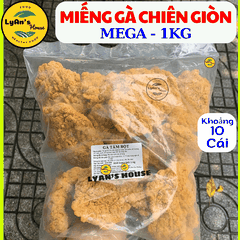 Miếng Gà Chiên Giòn MEGA 1kg - Fried Chicken Cho Quán Ăn