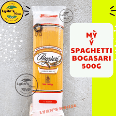 Mỳ Ý Spaghetti Bogasari 500g - Pasta Sợi Tròn Cho Quán Ăn