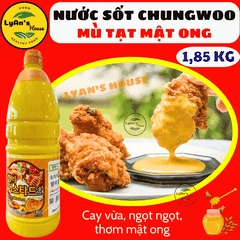 Sốt Gà Rán Mù Tạt Mật Ong Chungwoo 1.85kg - Honey Mustard Sauce