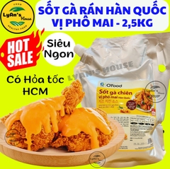 Sốt Gà Rán Phô Mai O'Food 2,5kg – Gói To Tiện Lợi – Giá Sỉ, Giao Nhanh