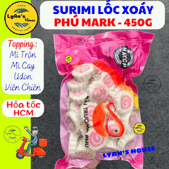 Surimi Lốc Xoáy Phú Mark 450g – Topping Mì Trộn, Mì Cay, Thả Lẩu