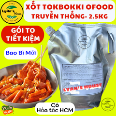 Sốt Tokbokki Hàn Quốc O'Food 2.5kg - Korean Tteokbokki Sauce