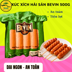 Xúc Xích Hải Sản BEVIN 500g (10 Cây)