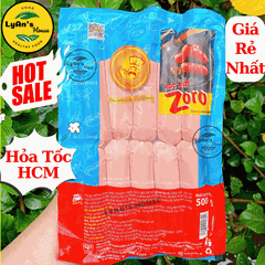 Xúc Xích ZORO CP 500g (10 Cây) - Sausage Ăn Vặt Cho Quán Ăn, Bánh Tacos