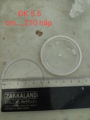 NẮP NHỰA TRÒN 5.5CM ( GIỐNG NẮP LÀM KEM LĂN)