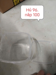 HỦ VUÔNG TRẮNG CÓ QUAI