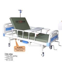 Chức năng chính - 3 Tay quay điều khiển - nâng đầu từ 0 Lucass GB-C43