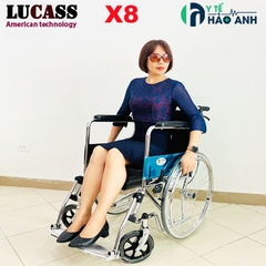 Xe lăn tiêu chuẩn, có bô vệ sinh Lucass X8J