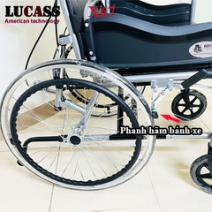Xe lăn đa năng, bánh căm Lucass X67