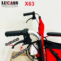 Xe lăn cao cấp gấp gọn xách tay Lucass X63