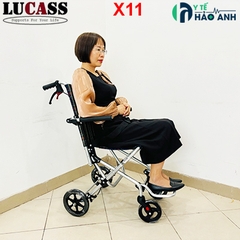 Xe lăn du lịch bánh đúc nhỏ Lucass X11