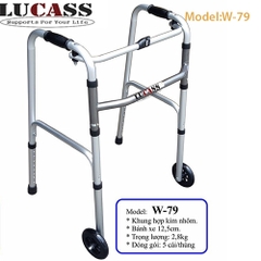 Khung tập đi có 2 bánh xe phía trước Lucass W-79
