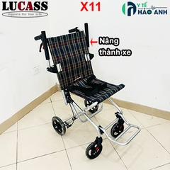 Xe lăn du lịch bánh đúc nhỏ Lucass X11