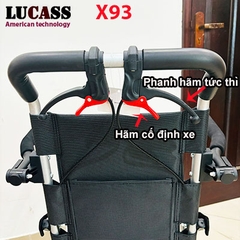 Xe lăn du lịch bánh đúc Lucass X93
