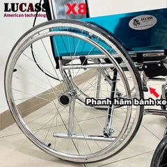 Xe lăn có bô Lucass X8