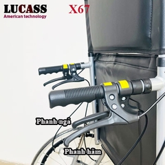 Xe lăn đa năng, bánh căm Lucass X67