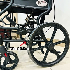 Xe lăn du lịch bánh đúc 16inch Lucass X92