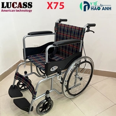Xe lăn tiêu chuẩn bánh tăm Lucass X75